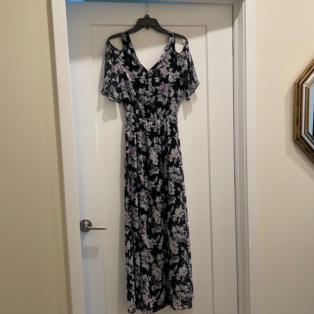 White House Black Market - floral print dress